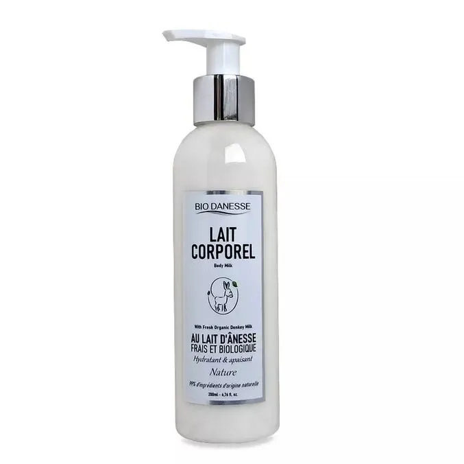 Lait corporel au lait d'ânesse bio