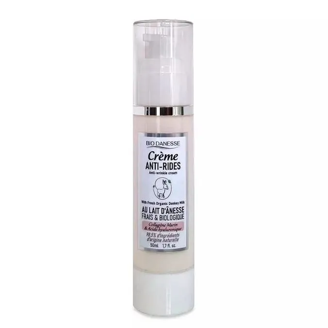 Crème anti-rides au lait d'ânesse bio