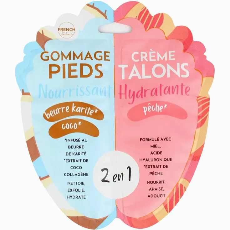 Duo Gommage nourrissant / Gel hydratant Pieds 