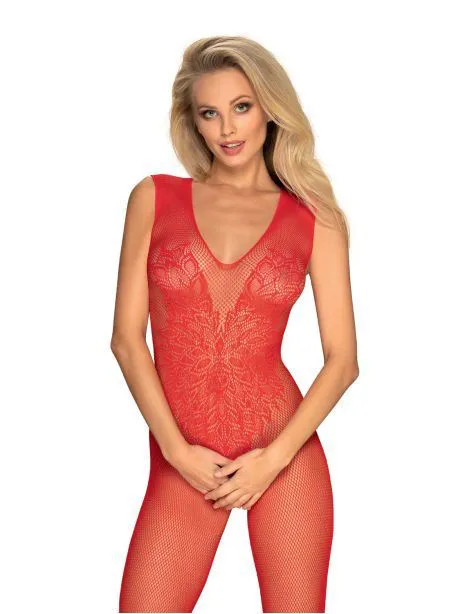 N112 Bodystocking - Rouge - S/M/L