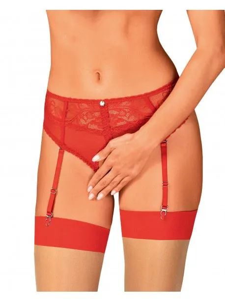 Dagmarie Culotte jarretière Rouge XS/S