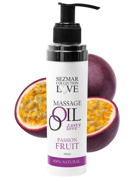 Huile de massage comestible Fruit de la passion