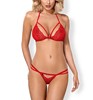 838-SET-3 Ensemble 2 pcs - Rouge - S/M